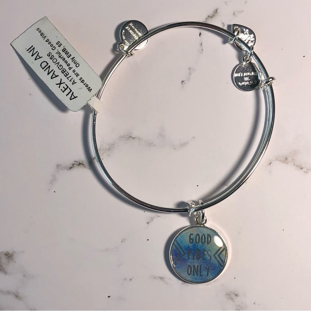Good Vibes Only Alex and Ani Charm Bracelet
